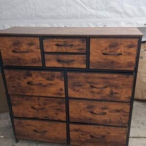 Rustic Brown Storage Dresser